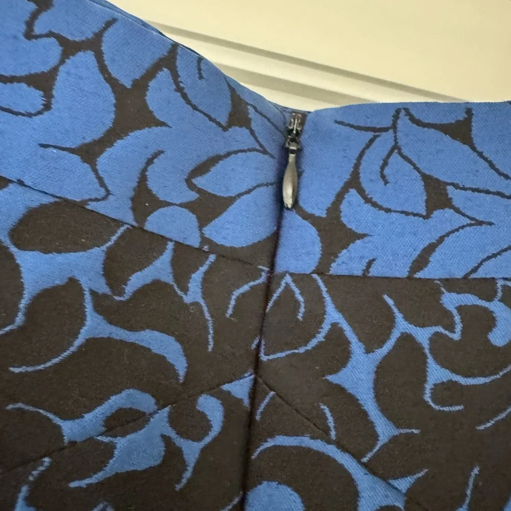 Stella McCartney Blue Floral A-Line Skirt - Picture 3 of 5